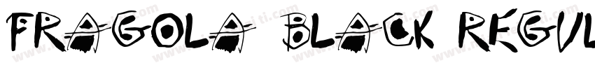 fragola black regula字体转换